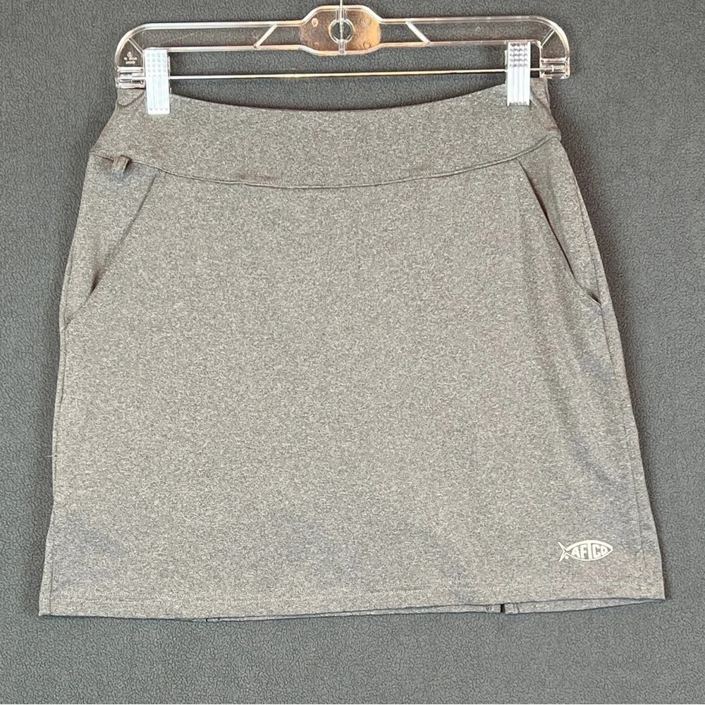 Aftco fishing outdoor athletic skort Grey/Gray Size-small